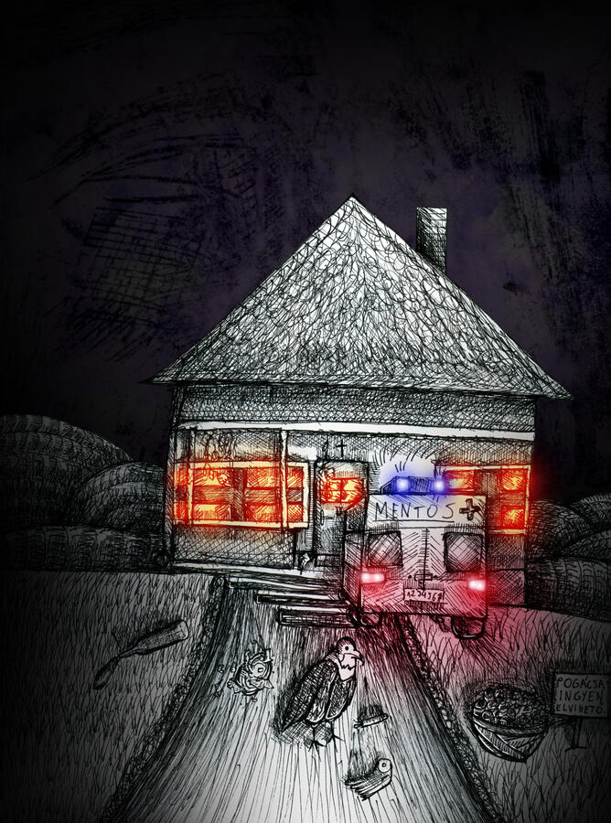 István Örkény - The Fate (Illustration)